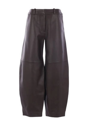 Co balloon leather trousers - Black