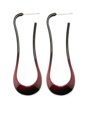 LEMAIRE curved-end earrings - Silver