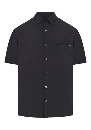 sacai short-sleeve button-up shirt - Black