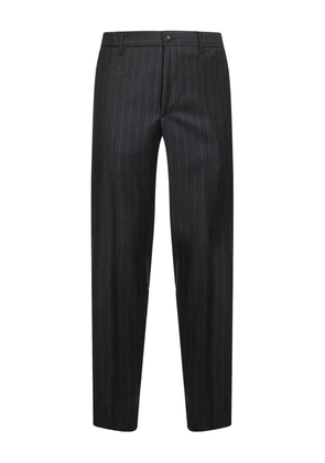 Tagliatore pinstripe welt-pockets trousers - Grey