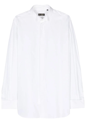 Corneliani diplomatic-collar cotton shirt - White