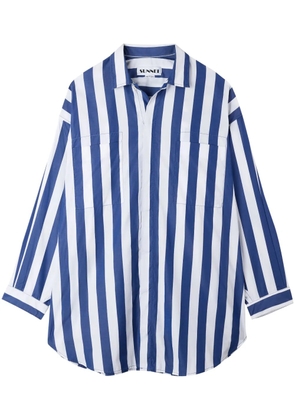 Sunnei striped shirt - Blue