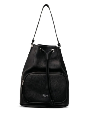 LA ROSE drawstring-fastening cross body bag - Black