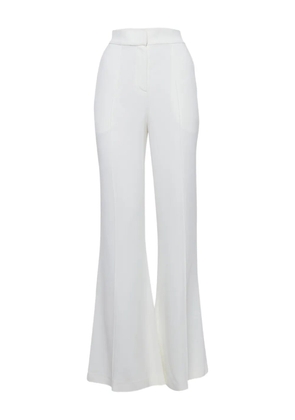 Elie Saab flared tailored trousers - White