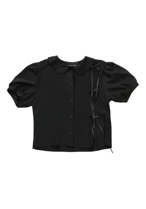 Simone Rocha bow-embellished shirt - Black