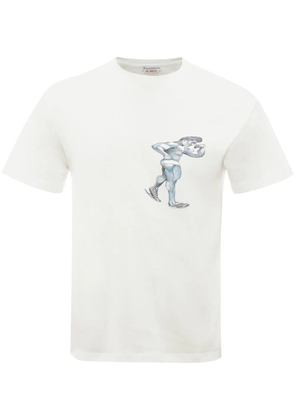 JW Anderson graphic-print short-sleeved T-shirt - White