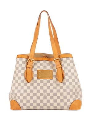 Louis Vuitton Pre-Owned checked tote bag - Neutrals