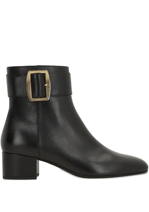Bally buckled leather boots - Black