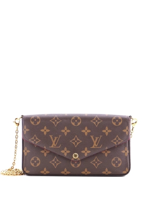Louis Vuitton Pre-Owned Felicie Pochette Monogram Canvas crossbody bag - Brown