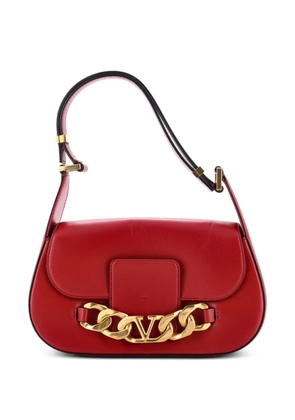 Valentino Garavani Pre-Owned VLogo Chain Flap Shoulder Bag Leather Medium hobo bag - Red