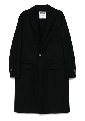 Moschino single-breasted coat - Black