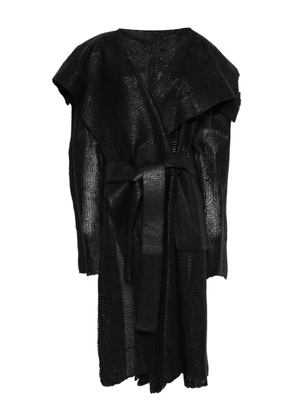 Issey Miyake Panini coat - Black