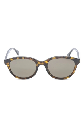 Fendi Pre-Owned 2020s round-frame sunglasses - Brown