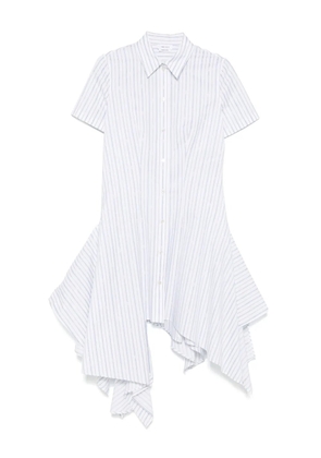 Alexander McQueen striped shirt dress - White