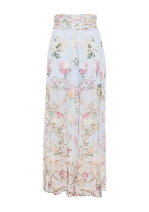 Camilla Tiled In Time wide-leg pants - Blue