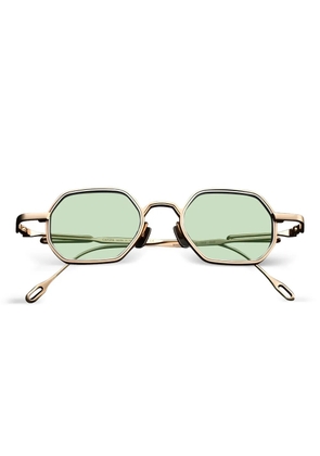 Capote geometric-frame sunglasses - Gold