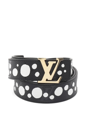 Louis Vuitton Pre-Owned X Yakoi Kusama 2022 leather belt - Black