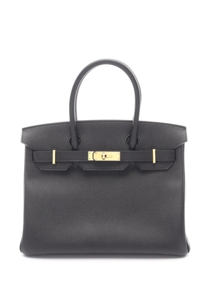 Hermès Pre-Owned 2017 Epsom Birkin Retourne 30 handbag - Black
