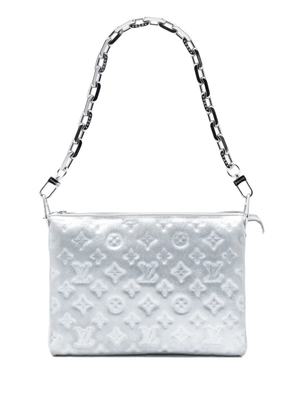 Louis Vuitton Pre-Owned 2021 Monogram Embossed Puffy Lambskin Coussin PM satchel - Silver