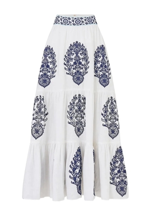 Camilla Isnik Lullaby A-line skirt - White