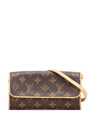 Louis Vuitton Pre-Owned 2000 Monogram Pochette Twin PM crossbody bag - Brown