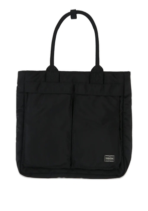 Porter-Yoshida & Co. zip pocket tote bag - Black