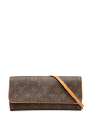 Louis Vuitton Pre-Owned 2001 Monogram Pochette Twin GM crossbody bag - Brown