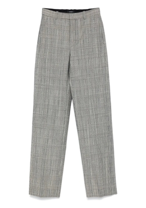 WARDROBE.NYC Prince of Wales-pattern straight trousers - Grey