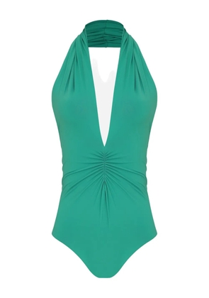 Lygia & Nanny Isatou halterneck swimsuit - Blue