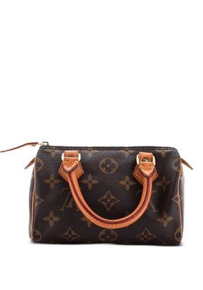 Louis Vuitton Pre-Owned Speedy Mini HL Handbag Monogram Canvas satchel - Brown
