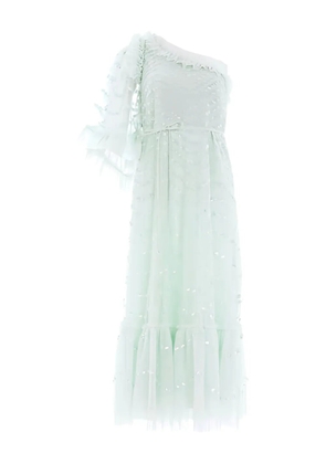 Needle & Thread ruffled sequin-embellished dress - Green