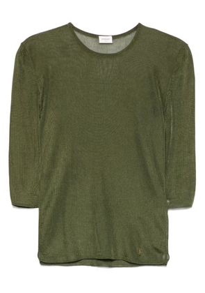 Saint Laurent knitted top - Green