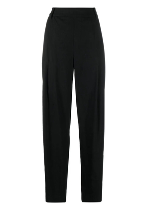 Vince pleat-front straight leg trousers - Black