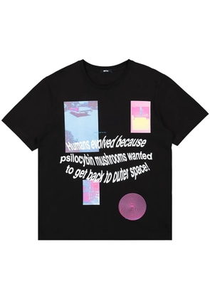 MSFTSrep graphic-print cotton t-shirt - Black