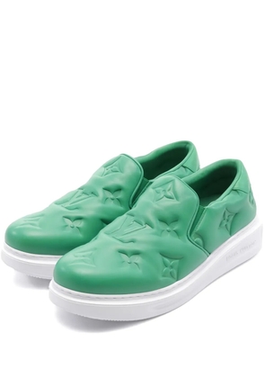 Louis Vuitton Pre-Owned Beverly Hills Line monogram slip-ons - Green
