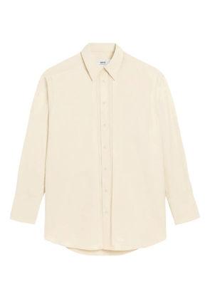AMI Paris raw-edge shirt - Neutrals