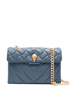 Kurt Geiger London chevron-quilted shoulder bag - Blue