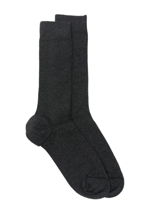 Sunspel ribbed socks - Grey