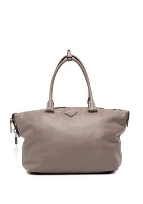 Prada Pre-Owned 2010-2025 City Calf Hand Stitched Zip tote bag - Brown