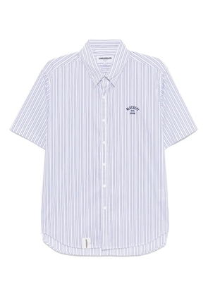 CHOCOOLATE striped short-sleeved shirt - White