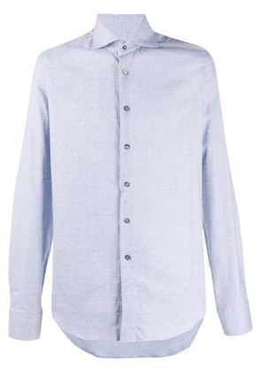 Dell'oglio curved hem shirt - Blue