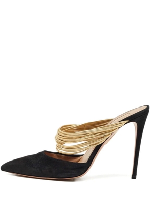 Aquazzura Rendez Vous pointed-toe mules - Black