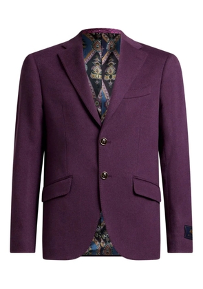 ETRO single-breasted blazer - Purple