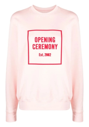 Opening Ceremony 3D box logo relaxed sweatshirt - Pink