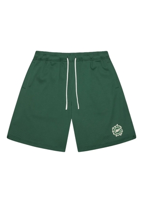 BROKEN PLANET logo-detail shorts - Green