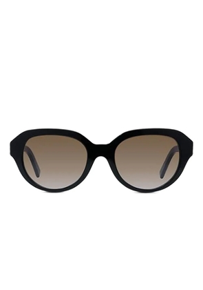 Givenchy Eyewear geometric-frame logo-detail sunglasses - Black