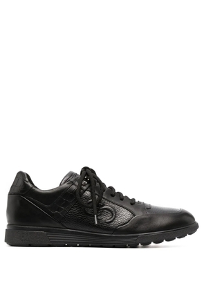 Casadei monogram low-top sneakers - Black