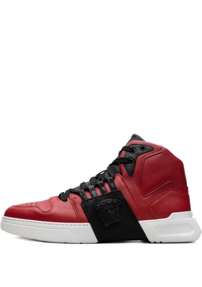 Versace Medusa Strap high-top 'Red/Black/White' sneakers