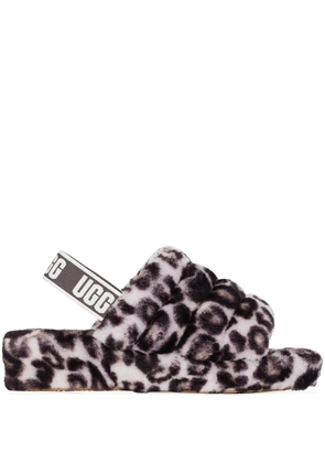 UGG Fluff Yeah slingback sandals - Purple