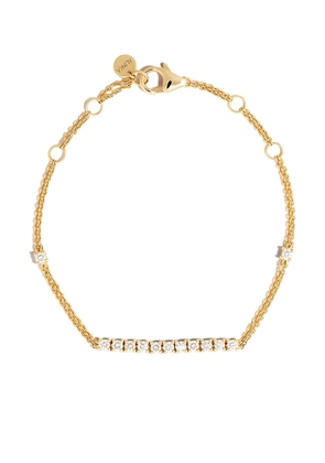 ALINKA 18kt yellow gold Riviera diamond bracelet